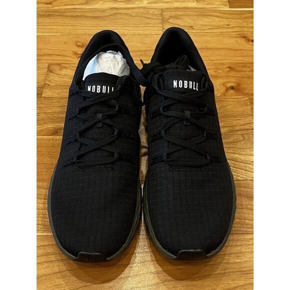 NEW NoBull Ripstop Unisex Sneakers Size Women’s 9.5 Men's 8 Black Lace Up - Picture 9 of 12